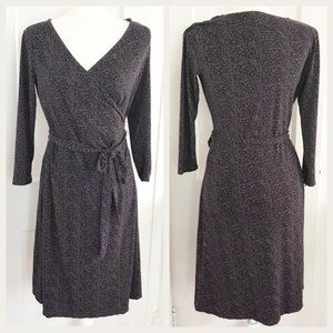 Talbots Purple Wrap Dress